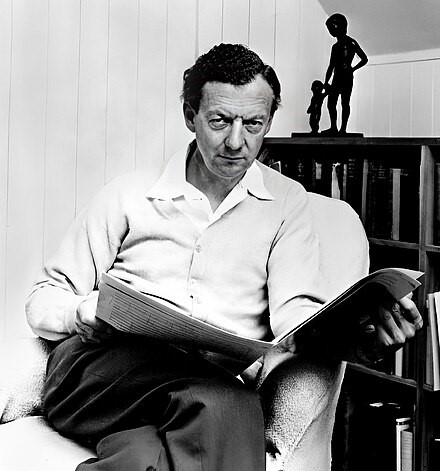 Hans Wild's photographic Portrait of Benjamin Britten